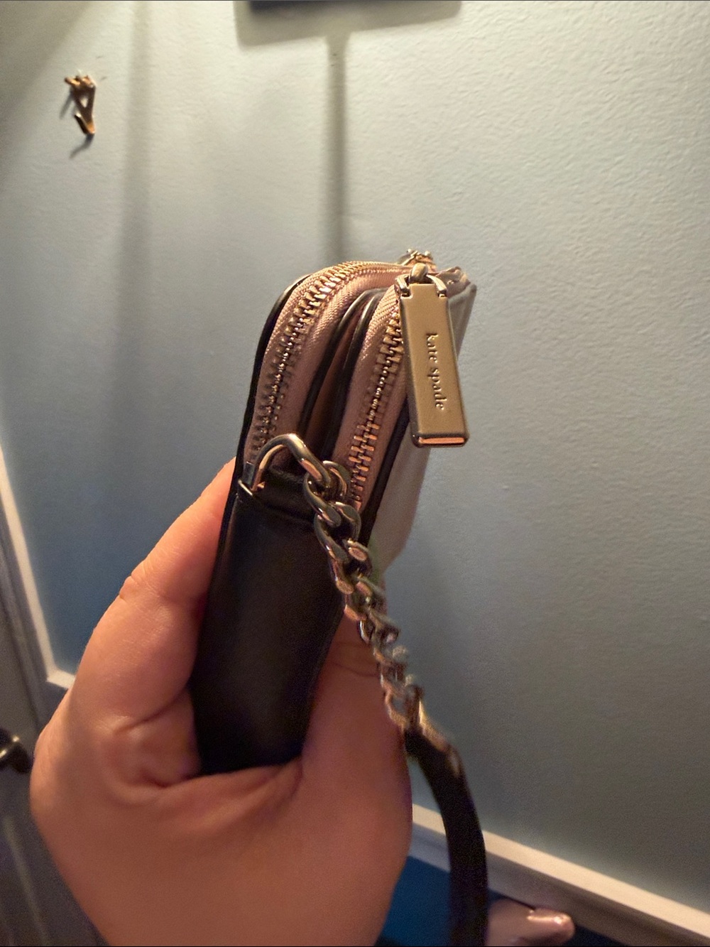 kate spade Pink and Black Minnie Mouse Crossbody Bag - Picture 5 of 9